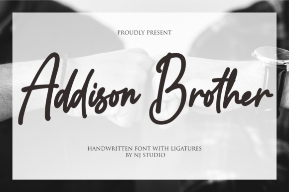Addison Brother Font Addison Brother Font Poster 1