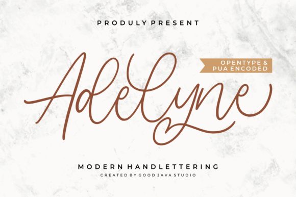 Adelyne Font Poster 1