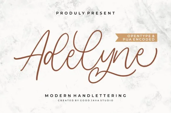 Adelyne Font Adelyne Font Poster 1
