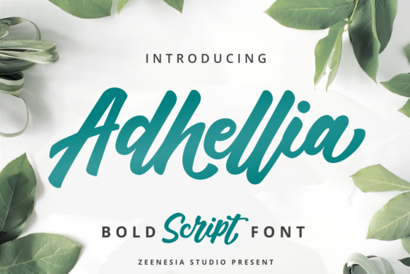 Adhellia Font Poster 1