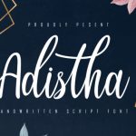 Adistha Font Poster 6