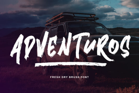 Adventuros Font Poster 1