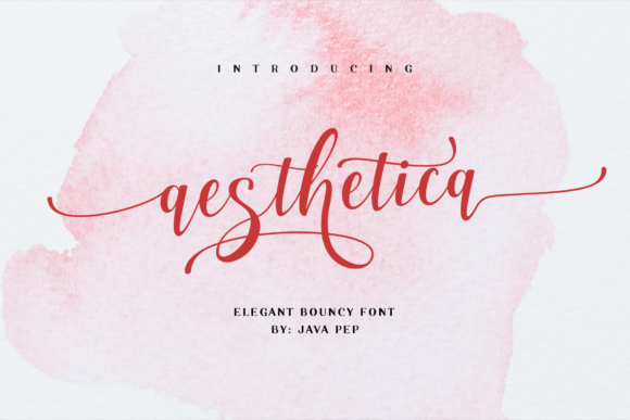 Aesthetica Font Poster 1