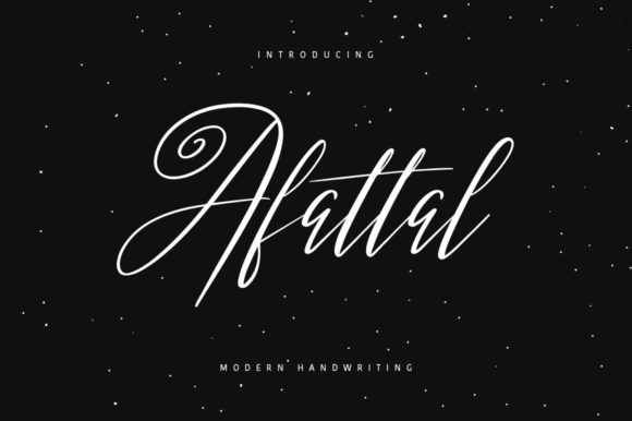 Afattal Font Poster 1