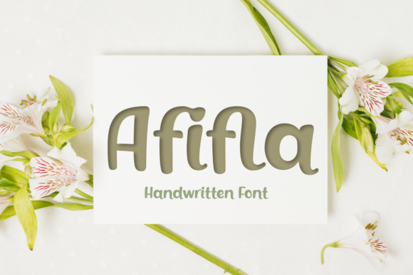 Afifla Font Afifla Font Poster 1