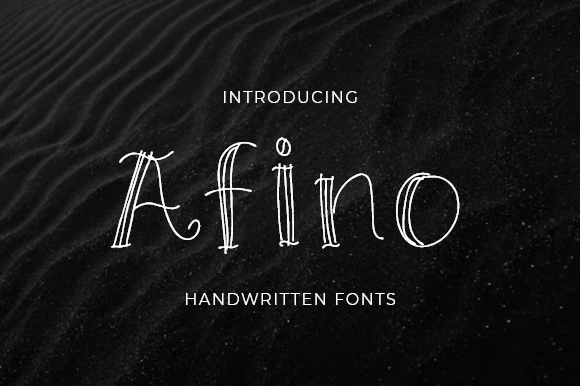 Afino Font Poster 1