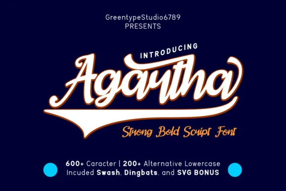 Agartha Font Agartha Font Poster 1