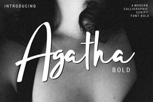 Agatha Font Poster 1