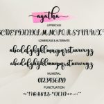 Agatha Font Poster 7