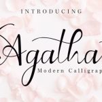 Agatha Font Poster 1