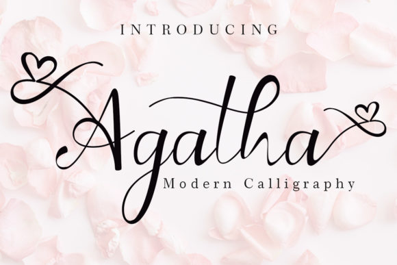 Agatha Font Poster 1