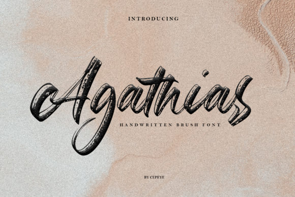 Agathias Font Poster 1