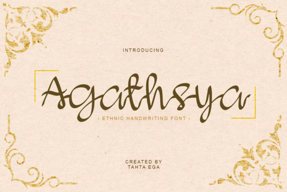 Agathsya Font Poster 1