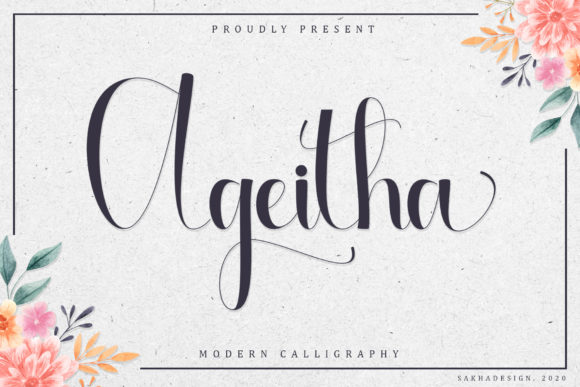 Ageitha Font Poster 1