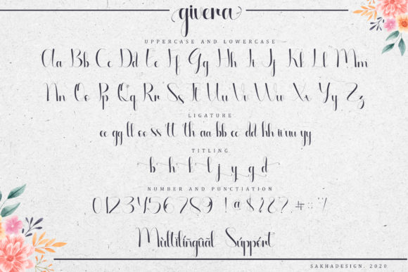 Ageitha Font Poster 8