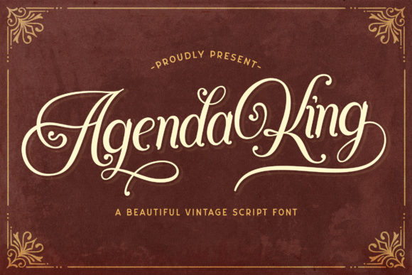 Agenda King Font Poster 1