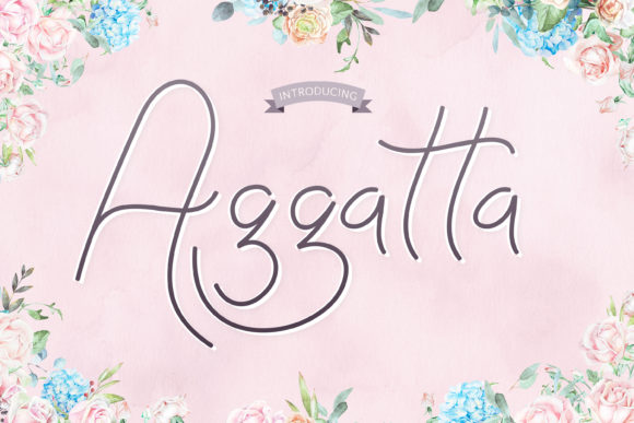 Aggatta Font Poster 1