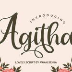 Agitha Font Poster 1