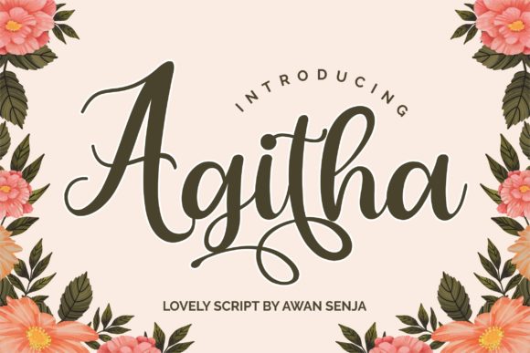 Agitha Font Poster 1