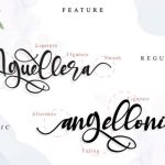 Aguellera Font Poster 7