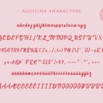 Aguilina Font Poster 9