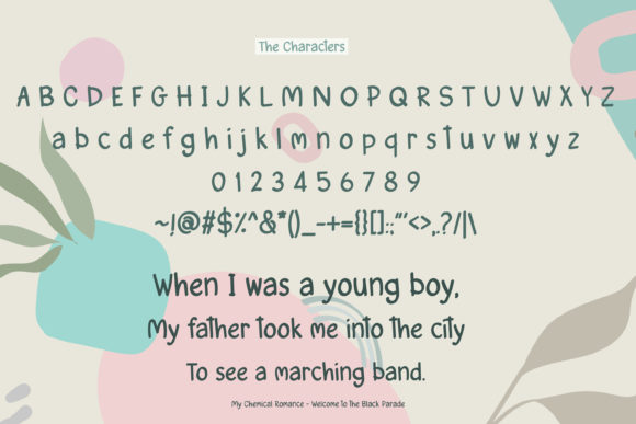 Aileen Font Poster 2