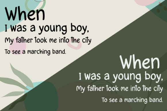 Aileen Font Poster 4