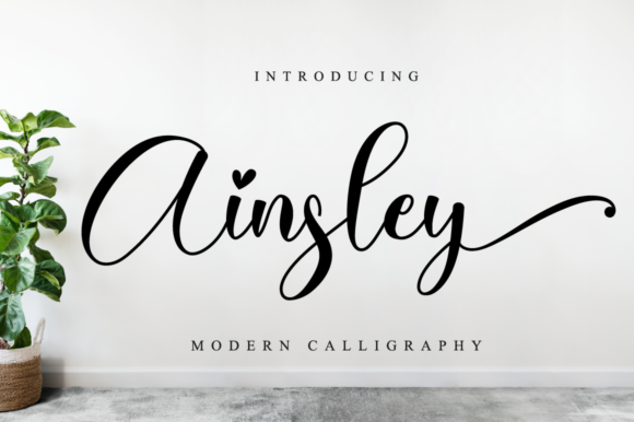 Ainsley Font Poster 1