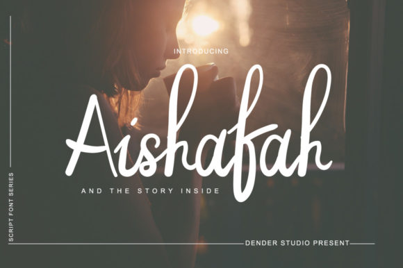 Aishafah Font Poster 1