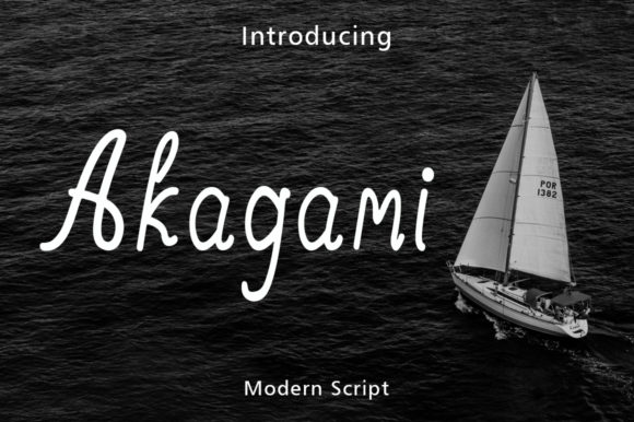 Akagami Font Poster 1