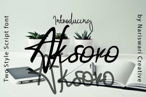 Aksoro Font Poster 1