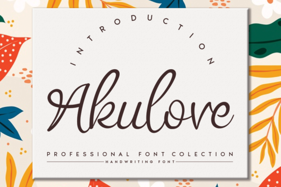 Akulove Font Poster 1