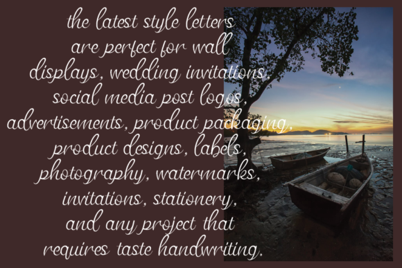 Akulove Font Poster 3