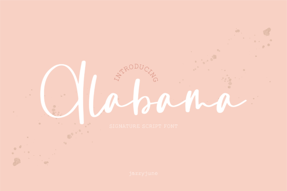 Alabama Font Poster 1