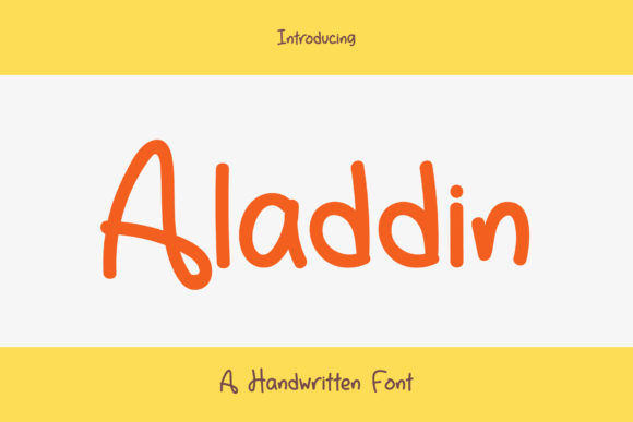 Aladdin Font Poster 1