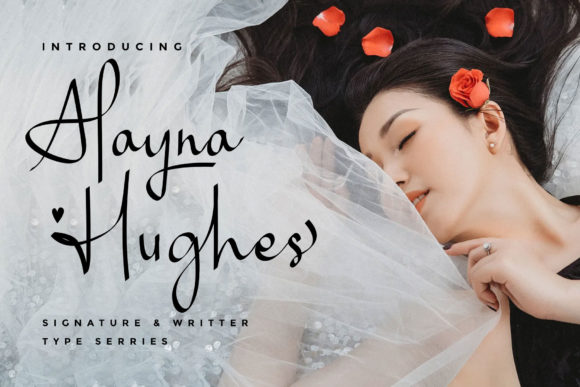 Alayna Hughes Font Poster 1