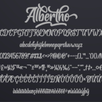 Albertho Font Poster 9