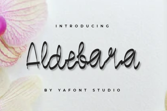 Aldebara Font Poster 1