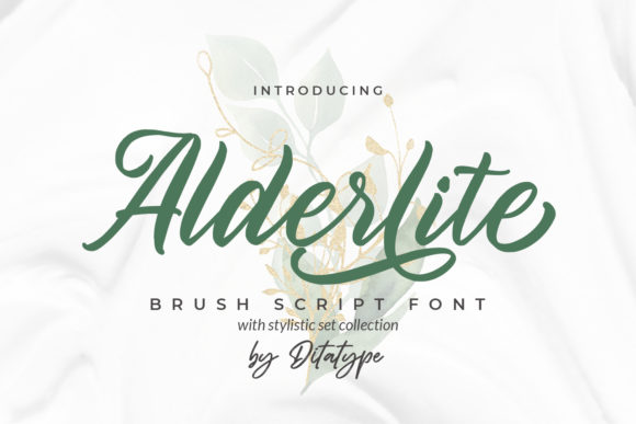 Alderlite Font Poster 1