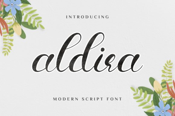 Aldira Font Poster 1