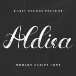 Aldira Font Poster 2