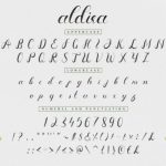 Aldira Font Poster 5