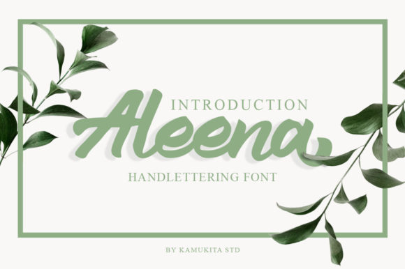 Aleena Font Poster 1