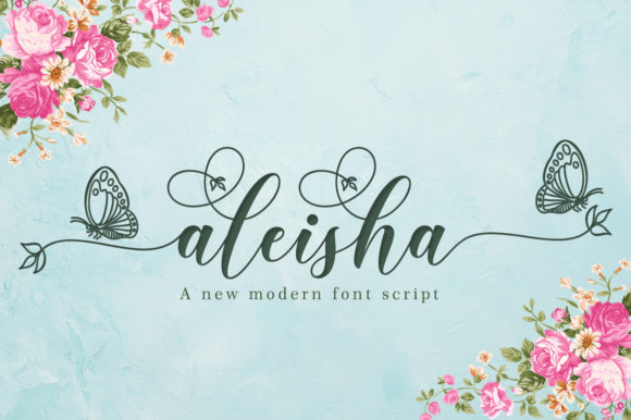 Aleisha Font Poster 1