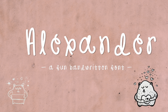 Alexander Font Poster 1