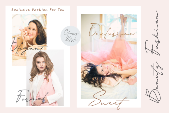 Alexandria Rose Font Poster 2