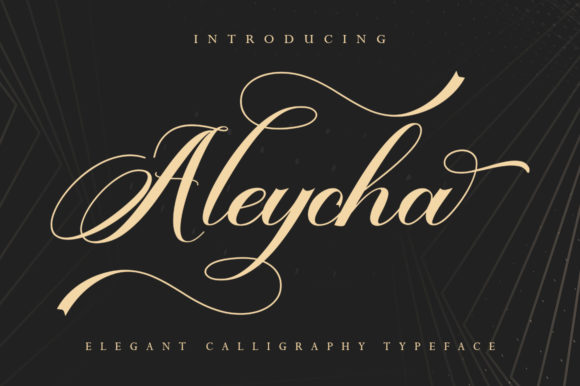 Aleycha Font Poster 1