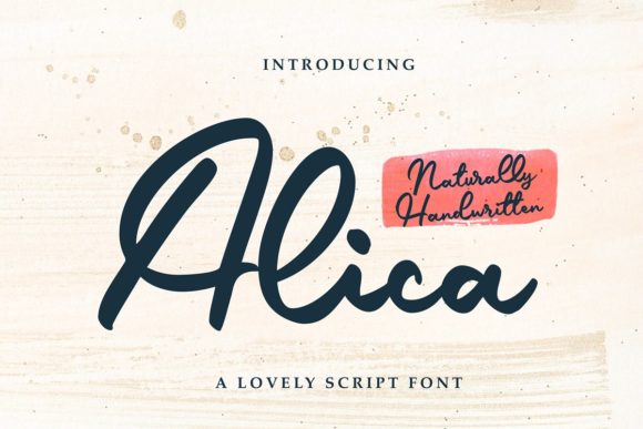 Alica Font Poster 1