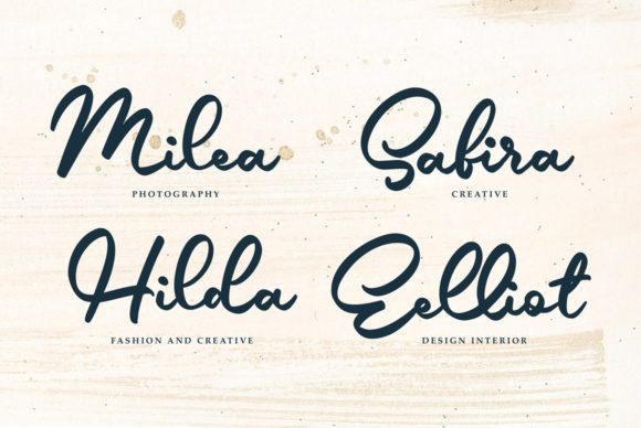 Alica Font Poster 4