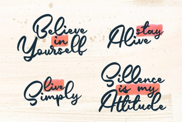 Alica Font Poster 5